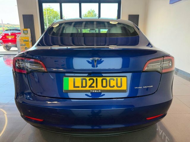Tesla Model 3 Motor Long Range Saloon LD21OCU Blue #6
