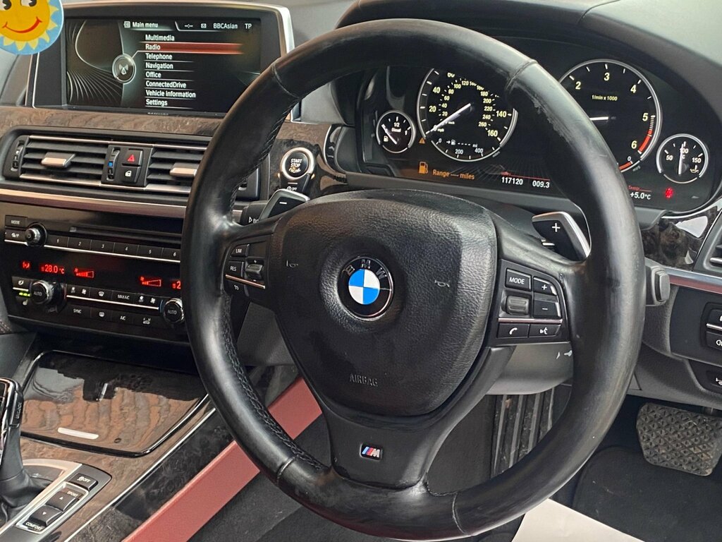 BMW 6 Series Gran Coupe Saloon Black #7