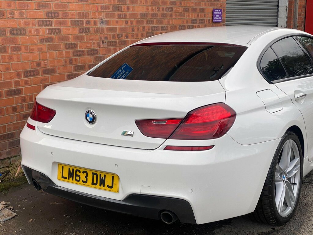 BMW 6 Series Gran Coupe Saloon Black #15
