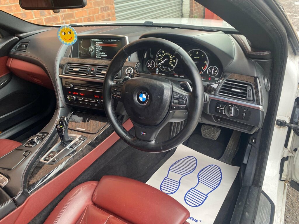 BMW 6 Series Gran Coupe Saloon Black #8