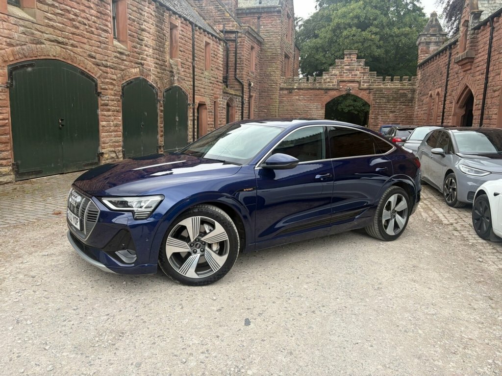 Audi E-tron 50 S Line Sportback Quattro 71.2 Blue #4