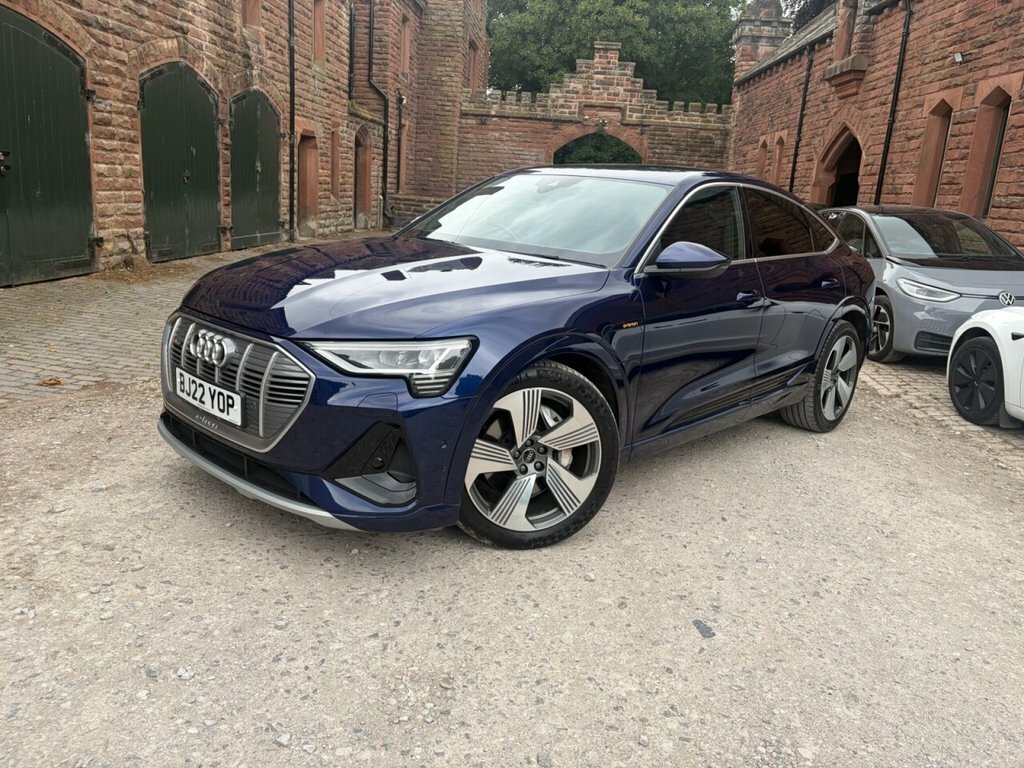 Audi E-tron 50 S Line Sportback Quattro 71.2 Blue #3