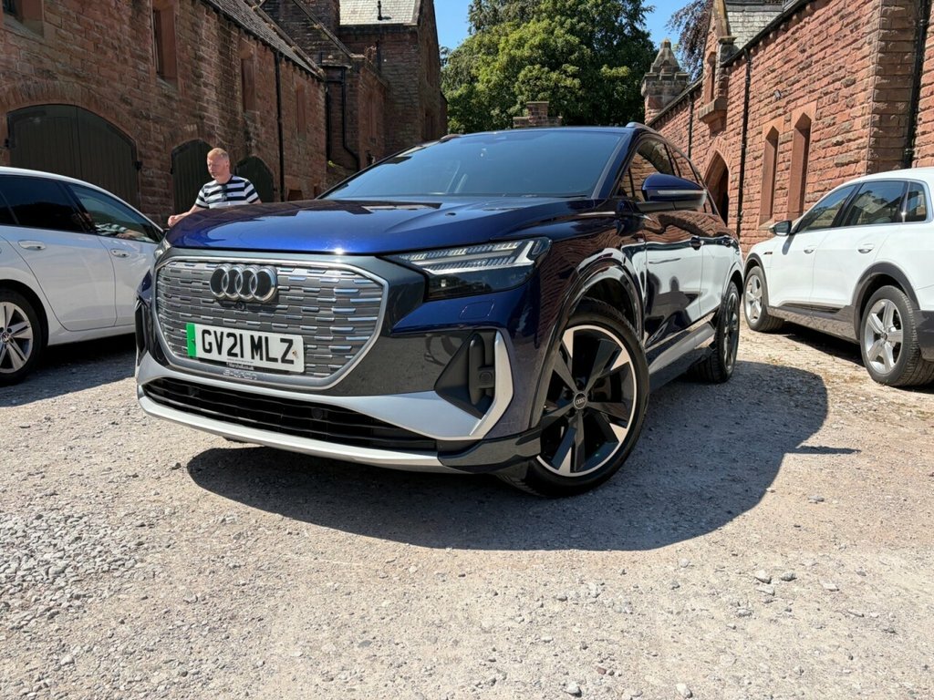 Audi Q4 E Tron 40 Launch Edition Suv 82Kwh 204 GV21MLZ Blue #3