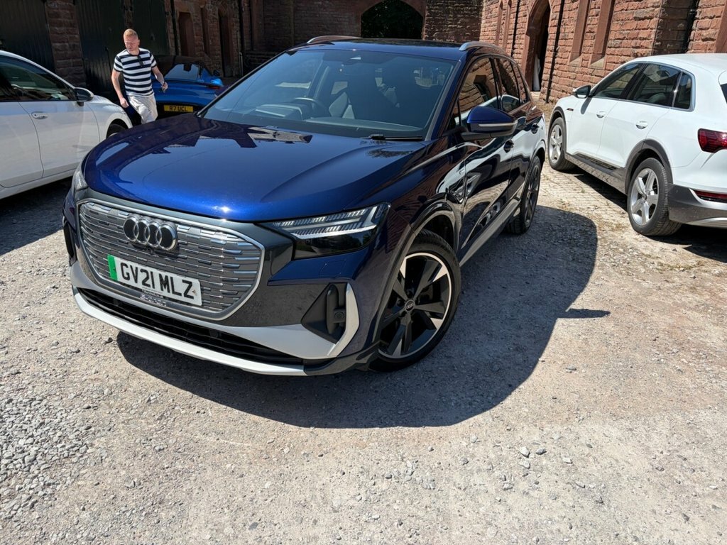 Audi Q4 E Tron 40 Launch Edition Suv 82Kwh 204 GV21MLZ Blue #2