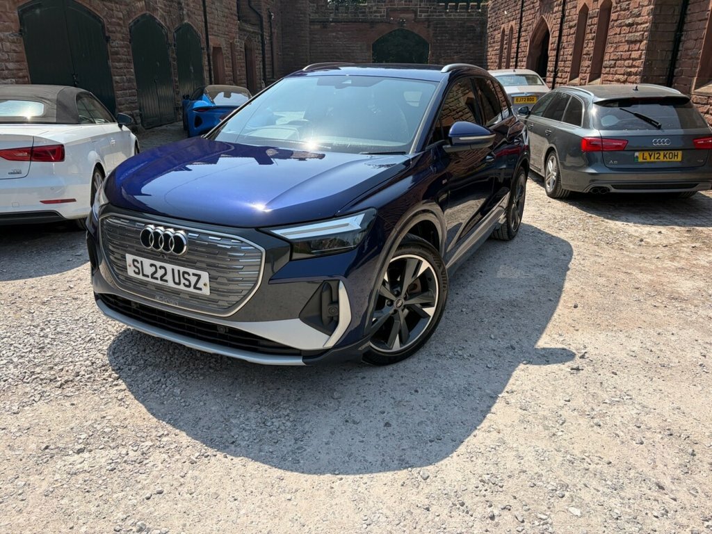 Audi Q4 E Tron 40 S Line Suv 82Kwh 204 Ps Blue