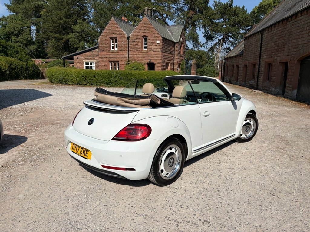 Volkswagen Beetle 1.2 Tsi Bluemotion Tech Design Cabriolet Petro White #6