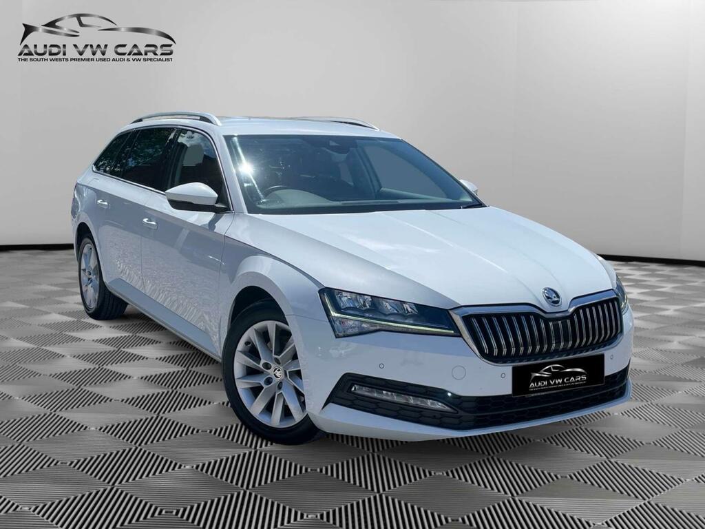 Skoda Superb Se Technology White #4