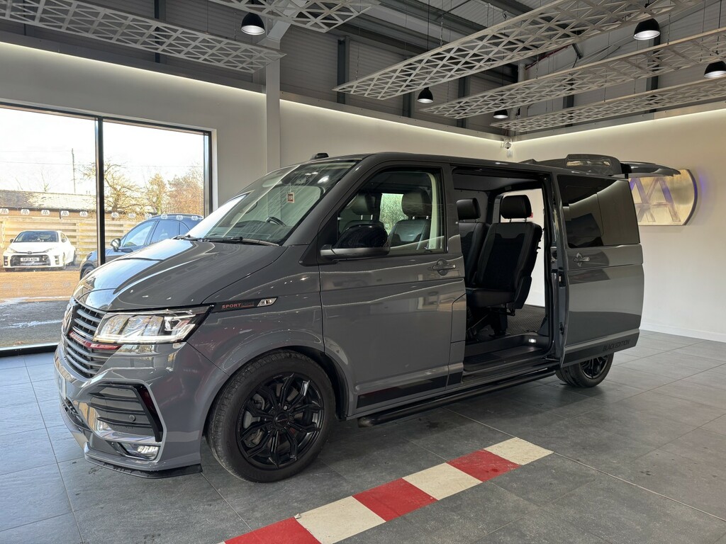 Volkswagen Transporter Sportline Panel Van T6.1 Highline Swb Day Van Tailgate Sport Silver #8