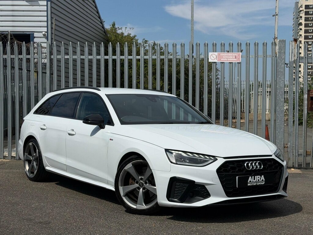 Audi A4 Avant 2.0 Tdi 35 Black Edition S Tronic Euro 6 Ss White