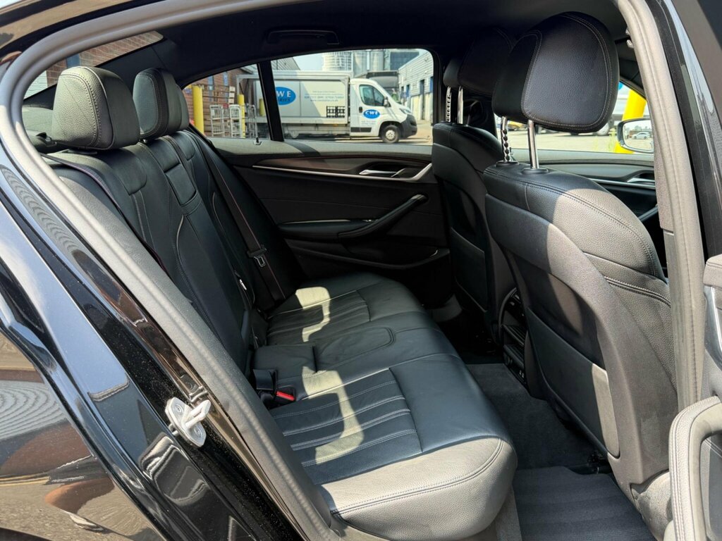 BMW 5 Series White White #13