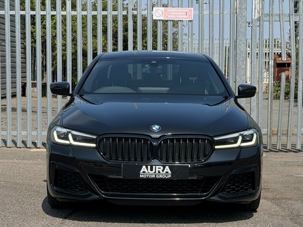 BMW 5 Series White White #7
