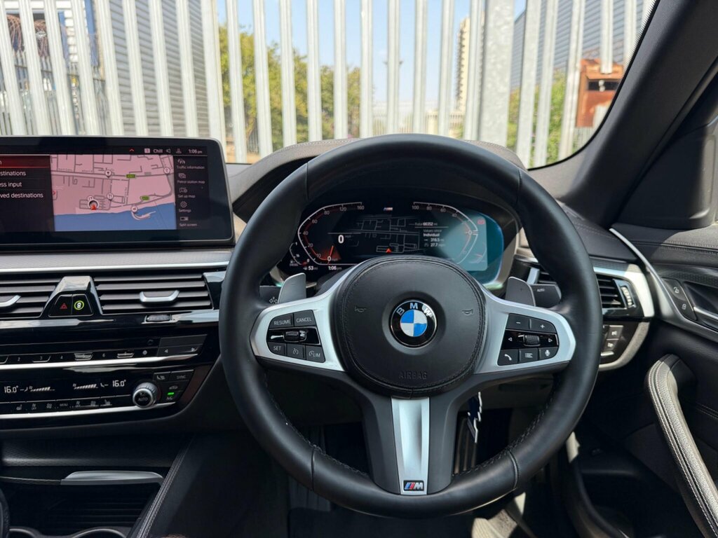 BMW 5 Series White White #18