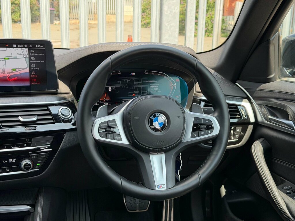 BMW 5 Series White White #16