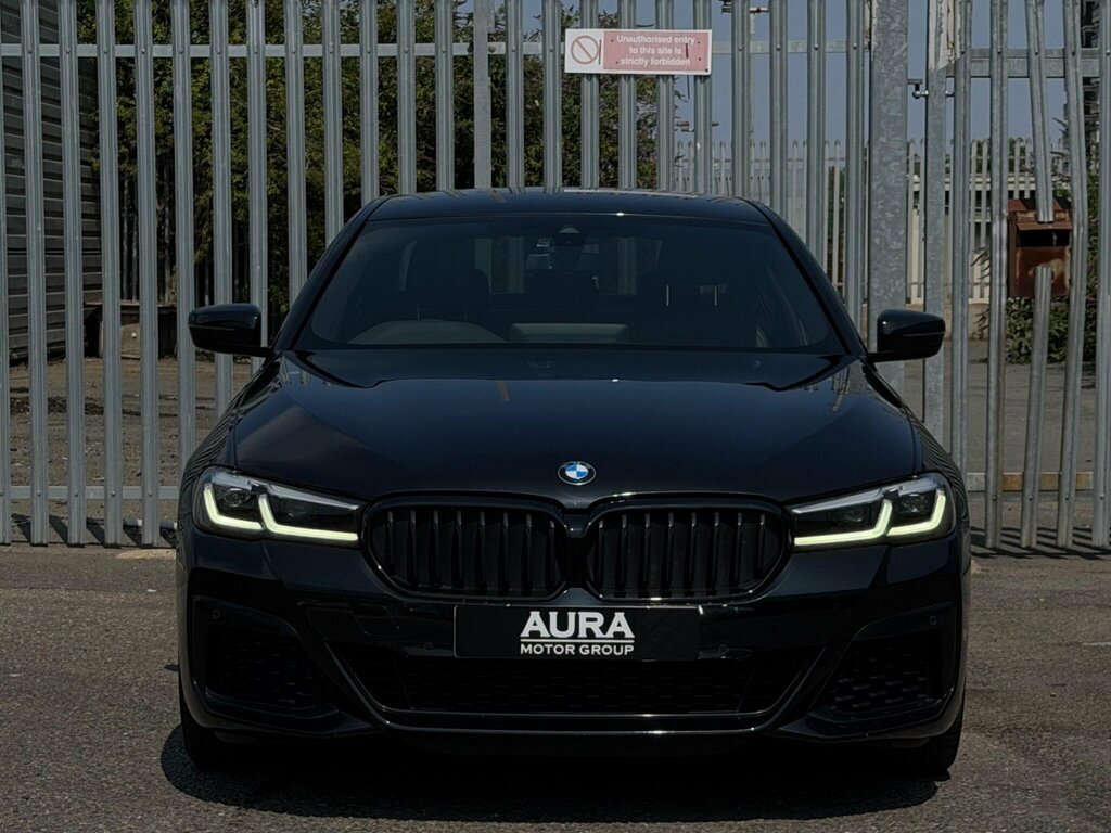BMW 5 Series White White #8