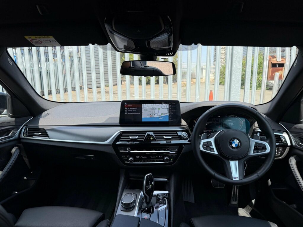 BMW 5 Series White White #17