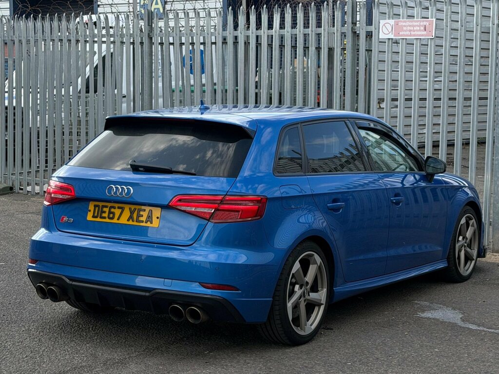 Audi S3 Hatchback 2.0 Tfsi Black Edition Quattro 2017 Blue #11