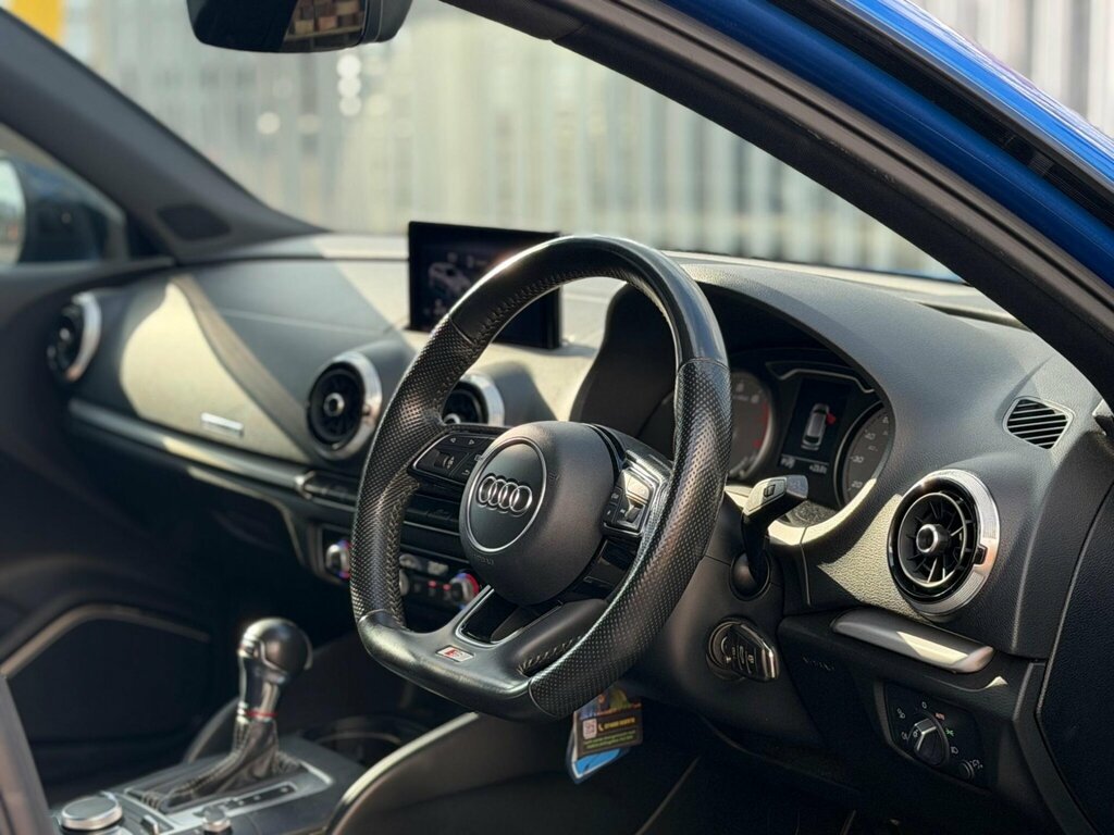 Audi S3 Hatchback 2.0 Tfsi Black Edition Quattro 2017 Blue #17