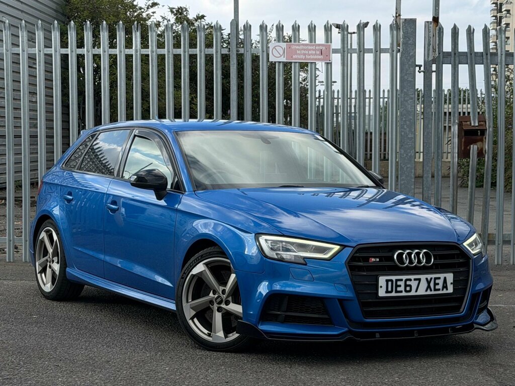 Audi S3 2.0 Tfsi Black Edition Sportback S Tronic Quattro Blue
