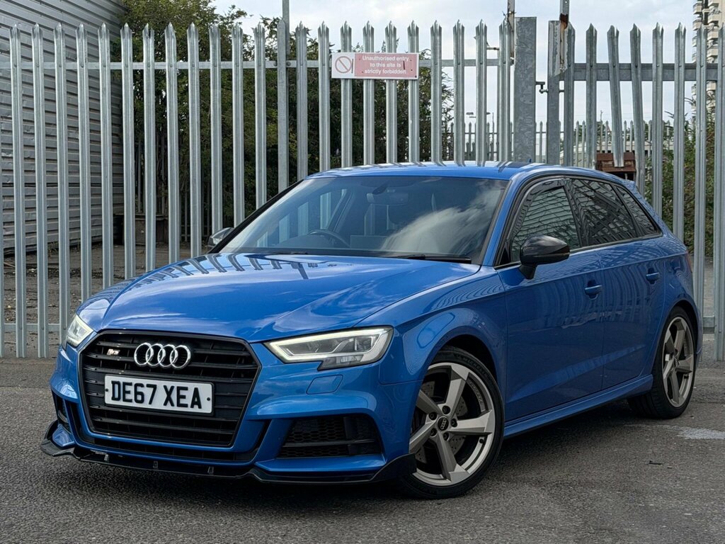 Audi S3 2.0 Tfsi Black Edition Sportback S Tronic Quattro Blue #4