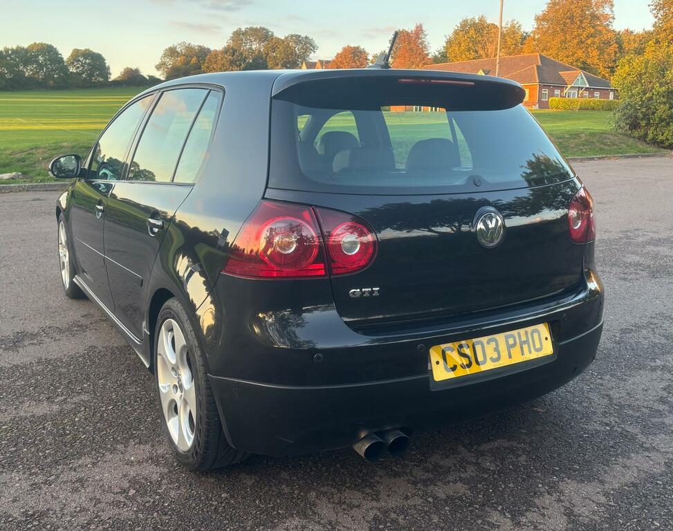 Volkswagen Golf Gti Black #4