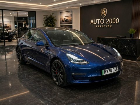 Tesla Model 3 Dual Motor Performance Blue