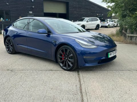 Tesla Model 3 Dual Motor Performance MV70OEK Blue #3