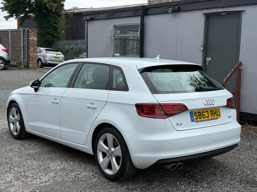 Audi A3 Hatchback 2.0 Tdi Sport Sportback Euro 5 Ss White #5