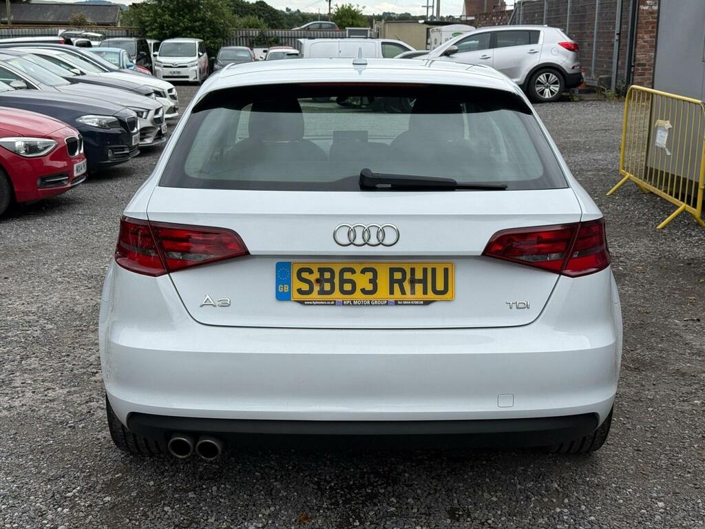 Audi A3 Hatchback 2.0 Tdi Sport Sportback Euro 5 Ss White #6