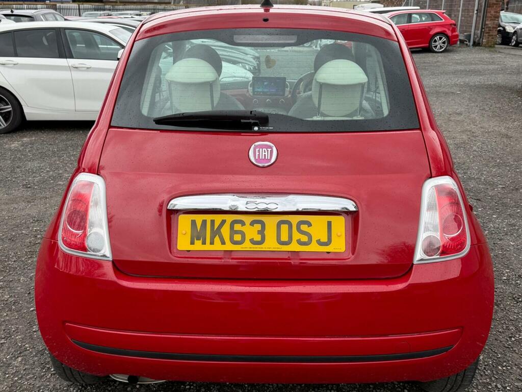 Fiat 500 1.2 Lounge Hatchback Dualogic Euro 5 S Red #5