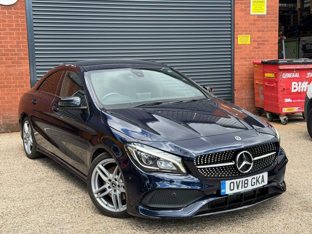 Mercedes-Benz CLA Class 2.1 Cla220d Amg Line Coupe 7G-dct Euro 6 Ss OV18GKA Blue #3