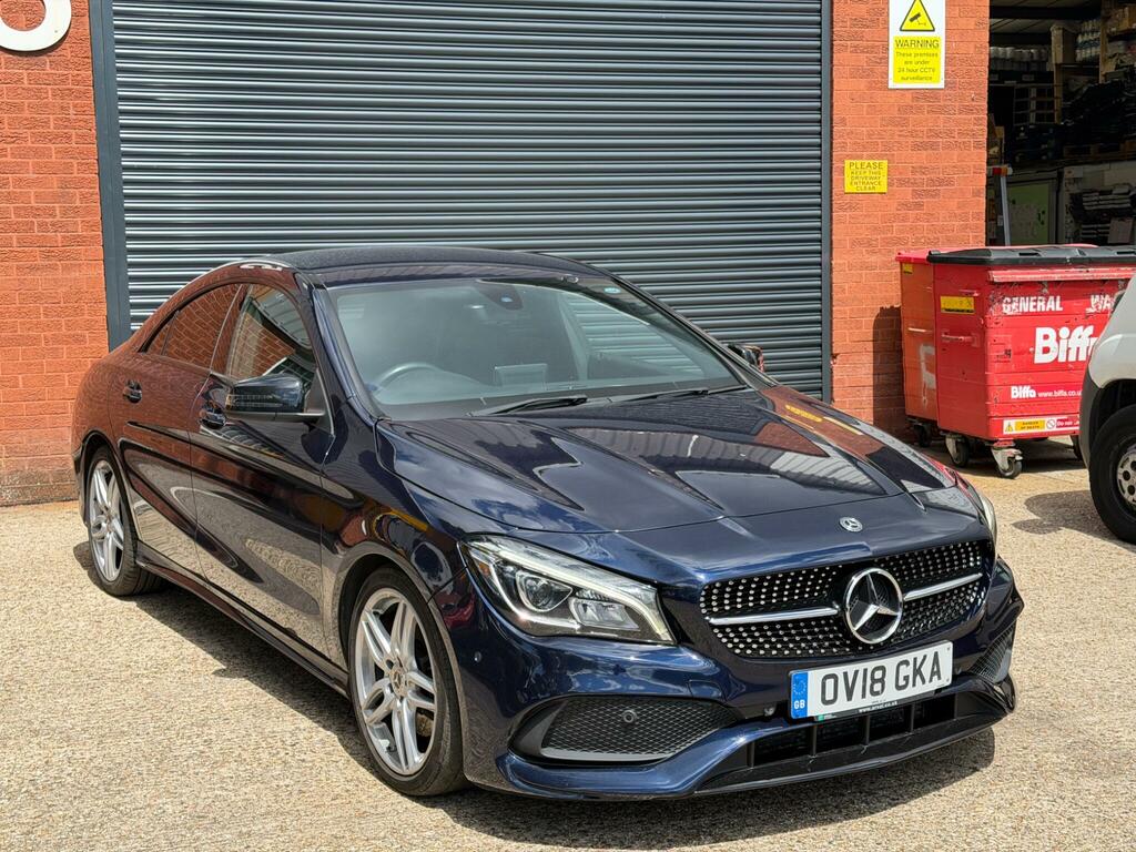 Mercedes-Benz CLA Class 2.1 Cla220d Amg Line Coupe 7G-dct Euro 6 Ss OV18GKA Blue #2