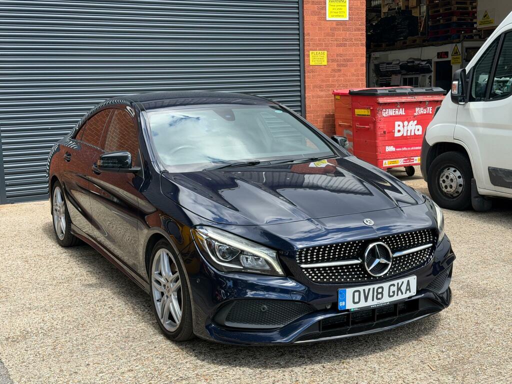 Mercedes-Benz CLA Class 2.1 Cla220d Amg Line Coupe 7G-dct Euro 6 Ss OV18GKA Blue #5