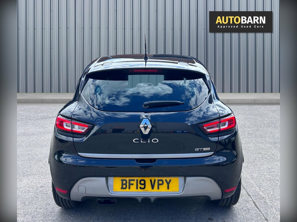 Renault Clio 0.9 Tce Gt Line Hatchback Euro 6 BF19VPY Black #6