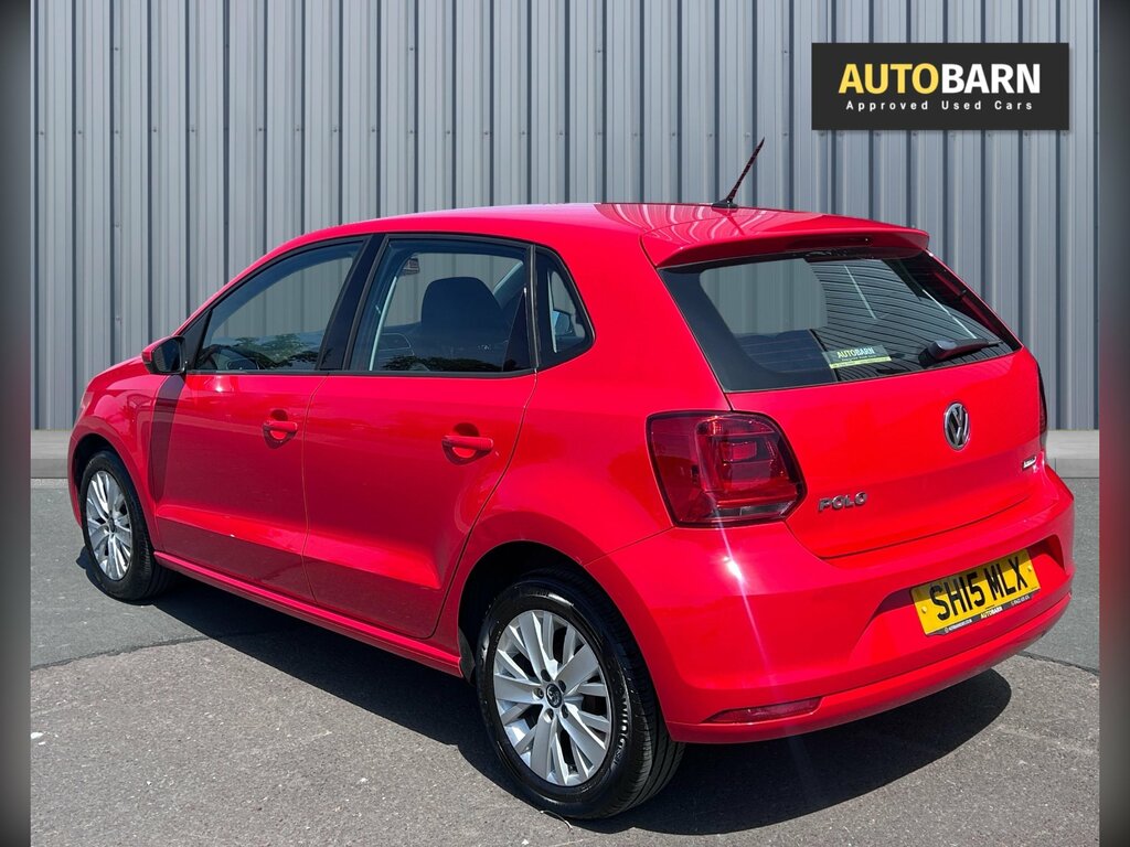 Volkswagen Polo 1.0 Bluemotion Tech Se Hatchback SH15MLX Red #3