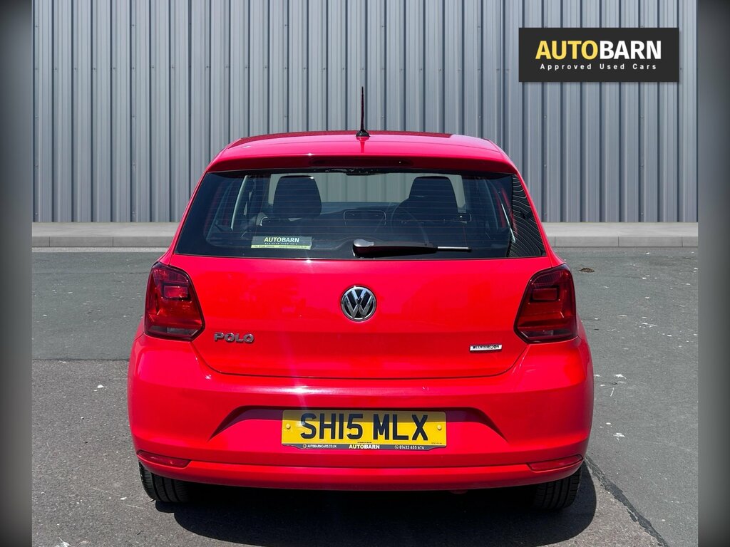 Volkswagen Polo 1.0 Bluemotion Tech Se Hatchback SH15MLX Red #5