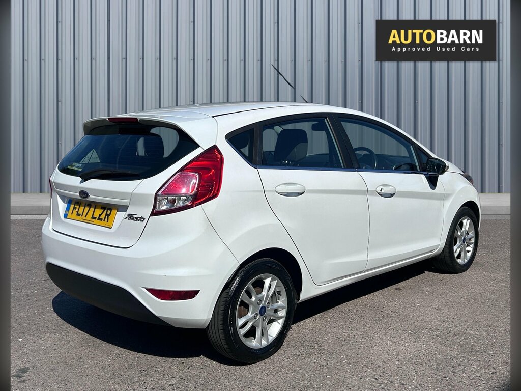 Ford Fiesta 1.25 Zetec Hatchback Euro 6 82 FL17LZR White #3