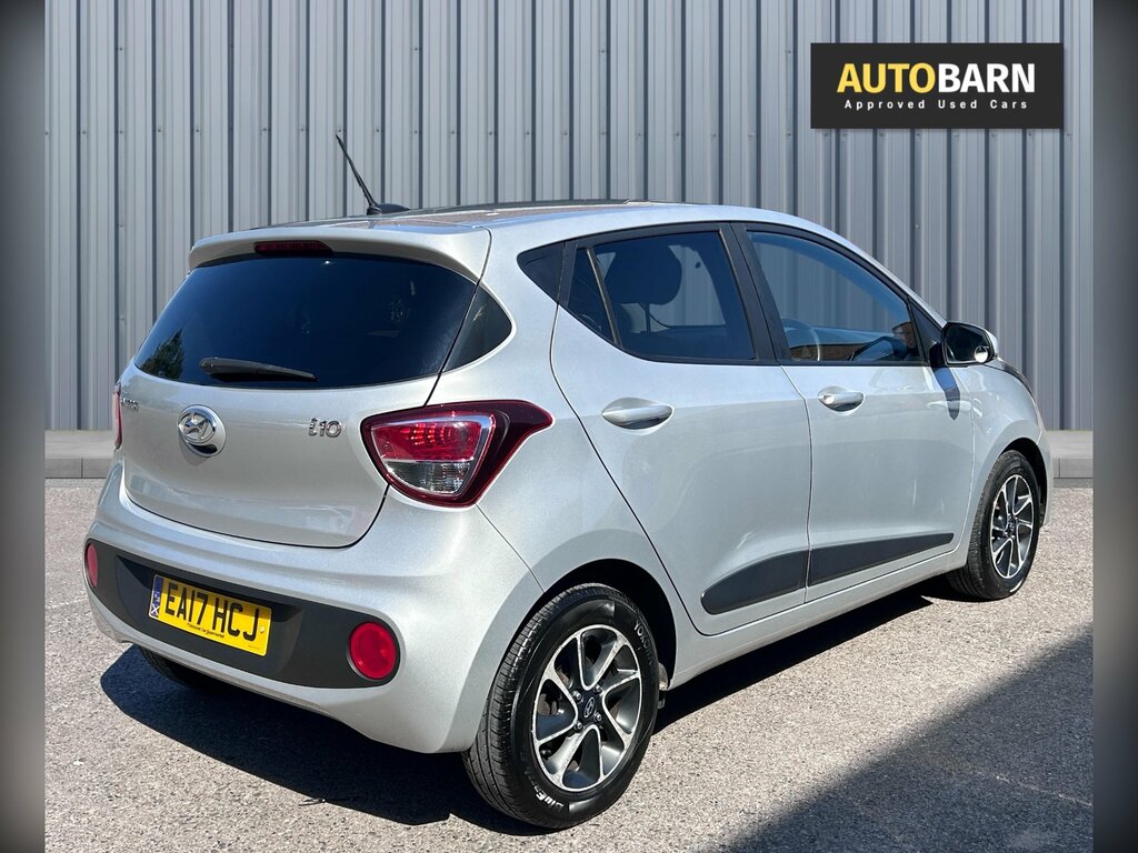 Hyundai I10 1.0 Premium Hatchback Euro 6 66 EA17HCJ Grey #3