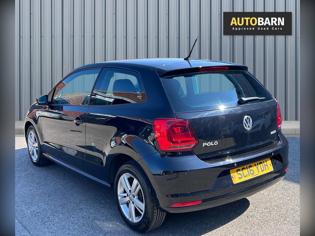 Volkswagen Polo 1.0 Bluemotion Tech Match Hatchback Man Black #3