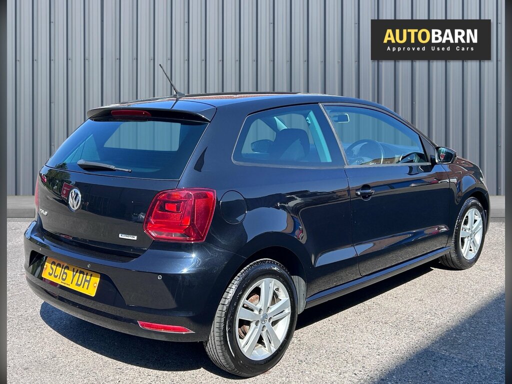 Volkswagen Polo 1.0 Bluemotion Tech Match Hatchback Man Black #4