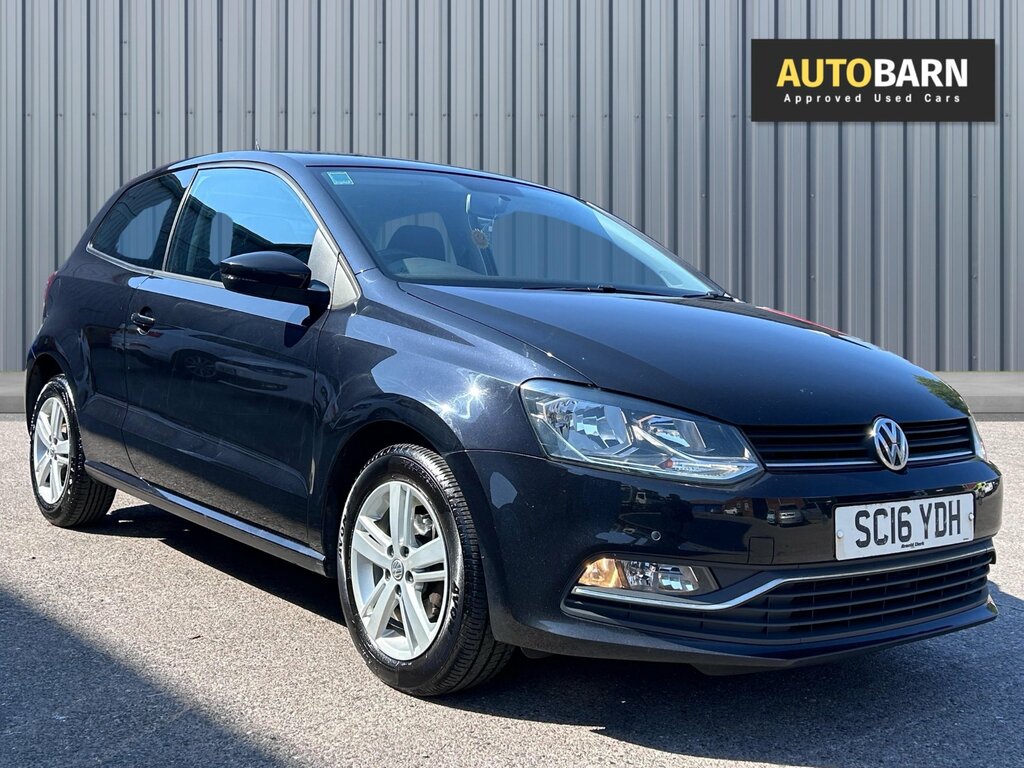 Volkswagen Polo 1.0 Bluemotion Tech Match Hatchback Man Black