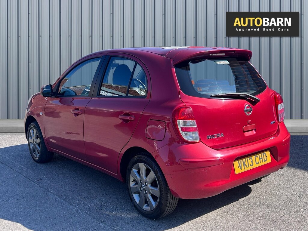Nissan Micra 1.2 12V Elle Hatchback Euro 5 8 Red #3