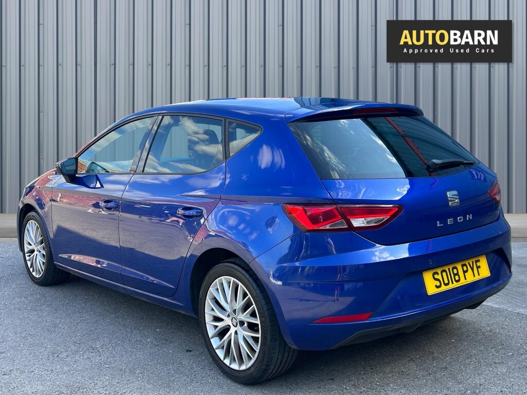 Seat Leon 1.6 Tdi Se Dynamic Technology Hatchback SO18PYF Blue #3