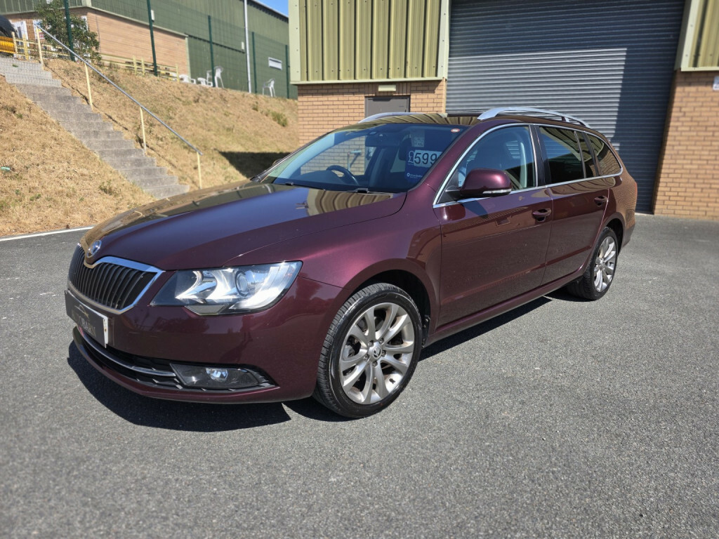 Skoda Superb Estate 2.0 Tdi Se Business Euro 5 Ss Leath Blue #23