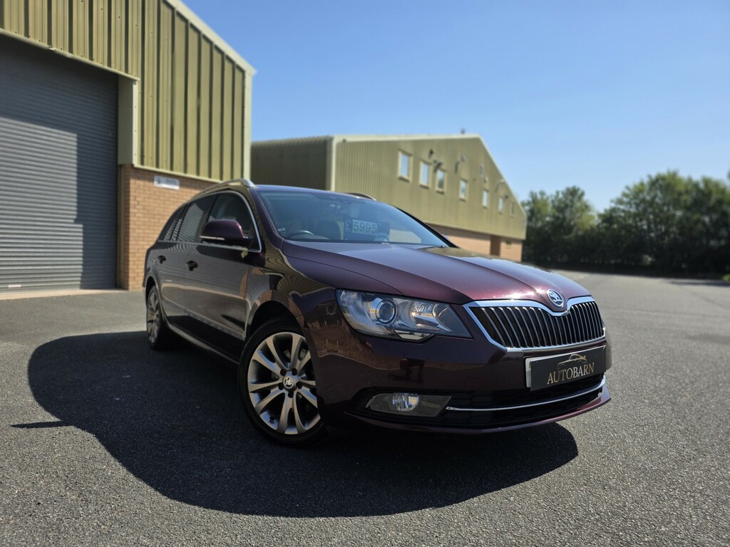 Skoda Superb Estate 2.0 Tdi Se Business Euro 5 Ss Leath Blue #7