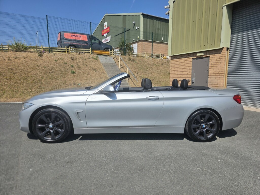 BMW 4 Series Convertible 2.0 420D Se Convertible 2014 Silver #5