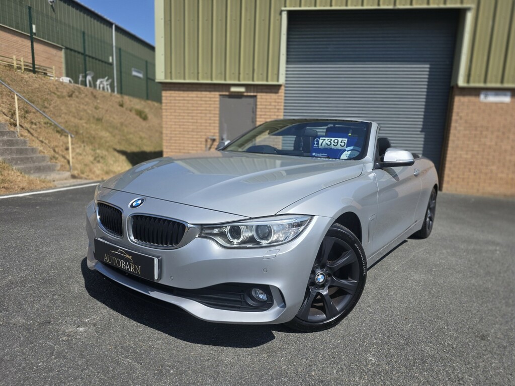 BMW 4 Series Convertible 2.0 420D Se Convertible 2014 Silver #2