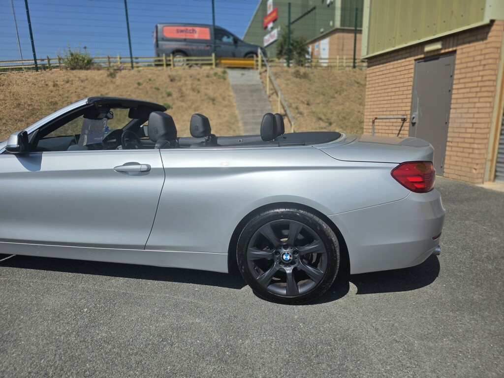 BMW 4 Series Convertible 2.0 420D Se Convertible 2014 Silver #6