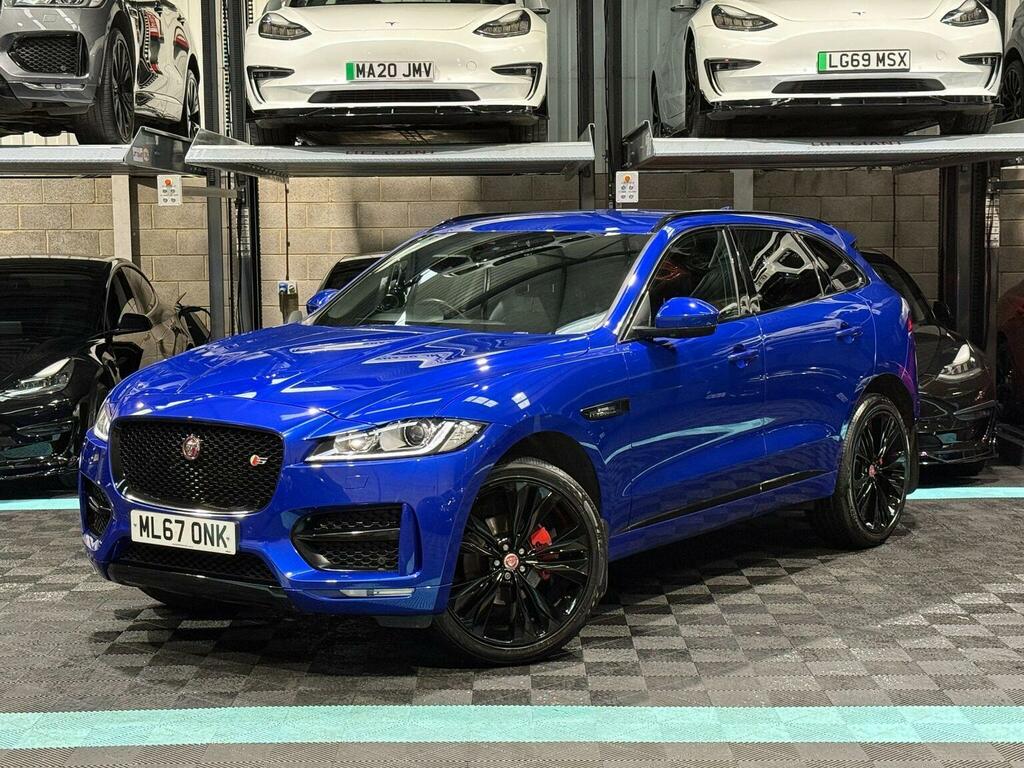Jaguar F-Pace 2.0 D240 R-sport Awd Euro 6 Ss Blue #3