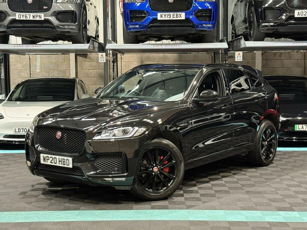 Jaguar F-Pace Suv 2.0 D180 Chequered Flag Awd Euro 6 Ss WP20HBD Black #3