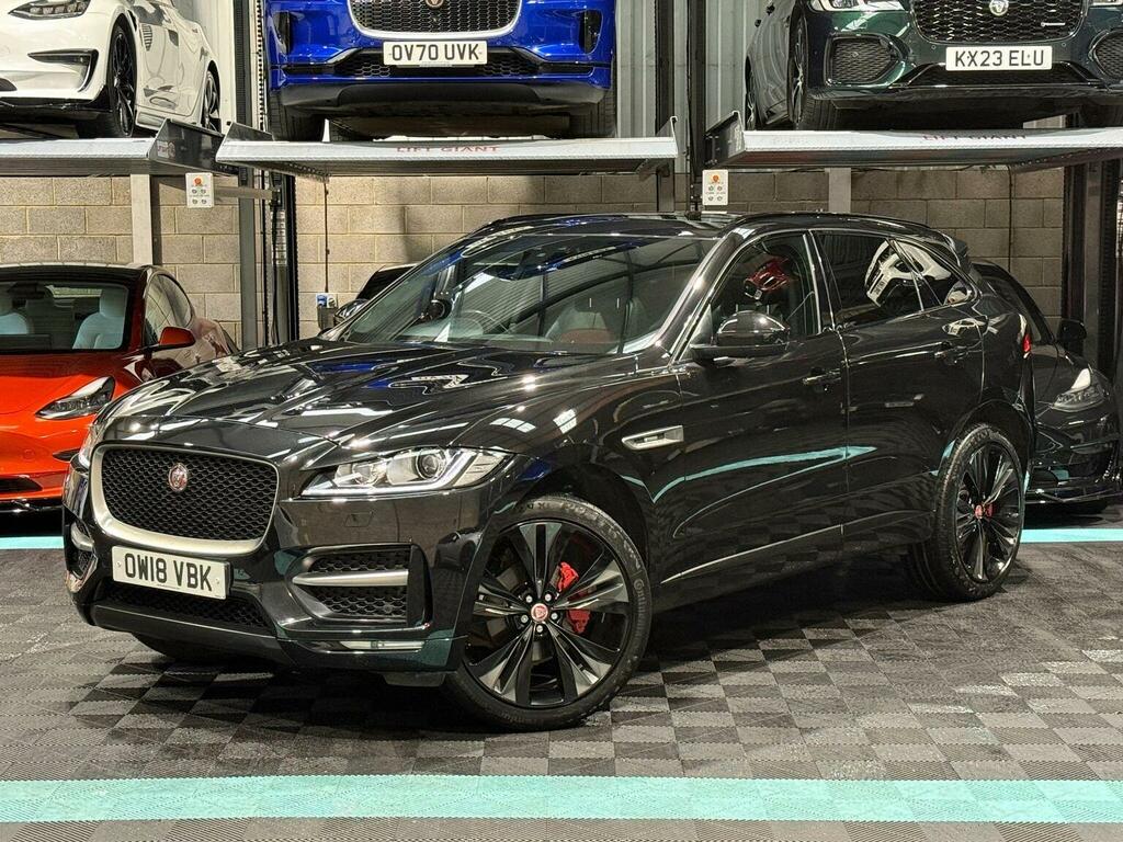 Jaguar F-Pace 2.0 P250i R-sport Awd Euro 6 Ss Black #3